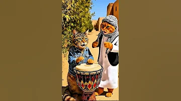 رقص قطط على اغنية في يدو ساعة ومنديلين السودان Aicats Catlovers Funny 