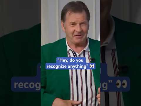 Sir Nick Faldo rocking the '96 Masters shirt today!