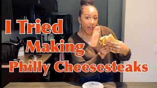 How To Make PHILLY CHEESESTEAKS at HOME!