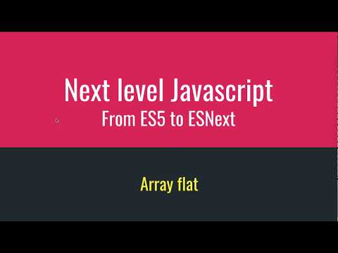 17  Array flat | Next Level Javascript in Bangla | From ES5 to ESNext | বাংলা