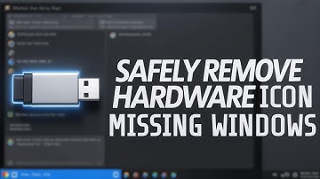How To Fix Safely Remove Hardware Icon Missing In Windows 10 [GUIDE]