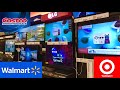 COSTCO WALMART TARGET TELEVISIONS SMART TVS SOUNDBARS SHOP WITH ME SHOPPING STORE WALK THROUGH 4K