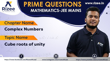 JEE | JEE MAIN Mathematics-Cube Roots Of unity-Q1 | Rizee JEE | JEE Maths Prime Questions