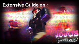 YOUR Jojo's Bizarre Incremental information guide [April Fools update too] Information