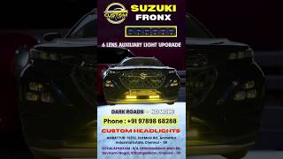 Suzuki Fronx Gets 6-EYE NIGHT VISION! 👁️ | 6-Lens LED Aux Lights #CustomHeadlights #Chennai