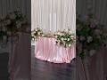 DIY - sweetheart table decor #wedding #flower #floraldecor