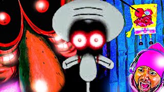 EVIL SQUIDWARD IS KILLING ALL OF BIKINI BOTTOM | Squidward Prediction [Indie Horror Game]