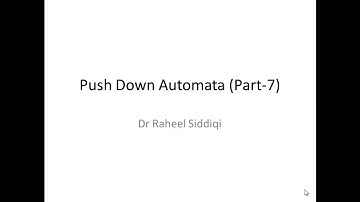 Push Down Automata (Part- 7A) in Urdu - PDA for L={x0y1 | x,y belongs to {0,1}*, |x|=|y|}