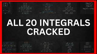 Practice: 20 Integral Problems Solved Fast | Viral Maths Challenge