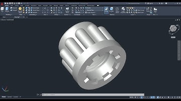 AutoCAD 3D, 3D Modeling, how to drawing pipe cap lock, Autodesk, sketches