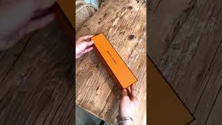 Hermès sent me something for free 🧡 unboxing their knotting cards