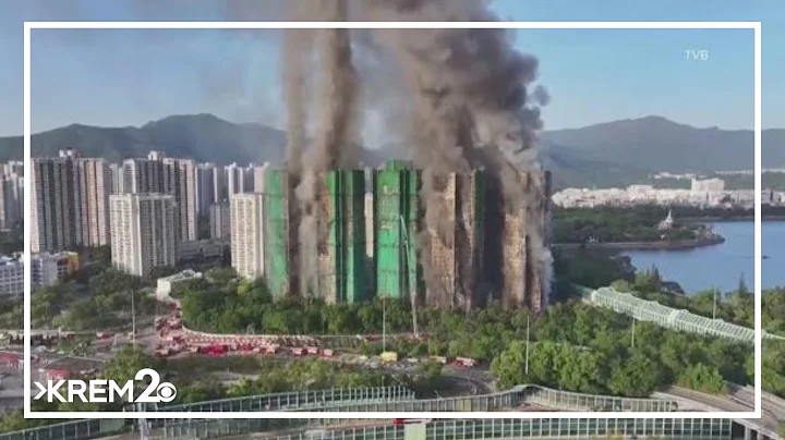 3 arrested in Hong Kong, as a high-rise fire leaves at least 44 dead and 279 reported missing