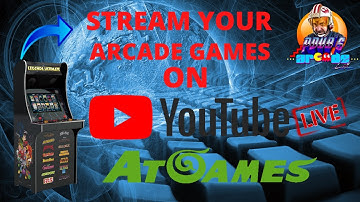 AtGames Legends Ultimate - How to Connect & Stream your Arcade on YouTube!  Firmware 4.12.0.