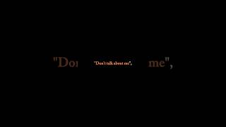 You know my name, not story..!