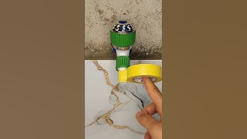 How to connect a larger garden hose to a smaller water tap?        #diy​ #lifehack​ #ideas​