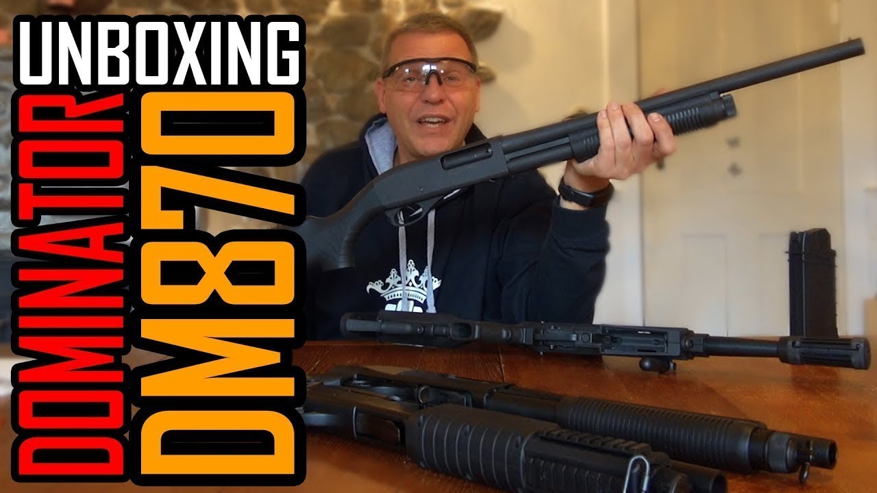 Airsoft Unboxing Dominator DM870 Shotgun + Shell Test