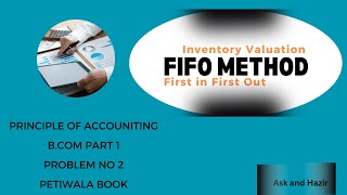 Perpetual Inventory System | FIFO First in First Out #FIFO