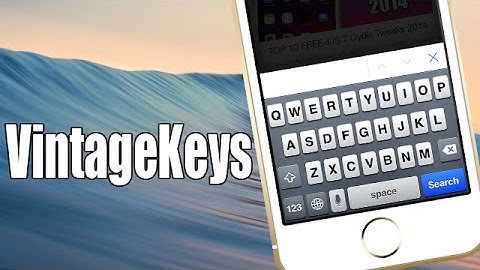 VintageKeys - iOS 7 Cydia Tweak