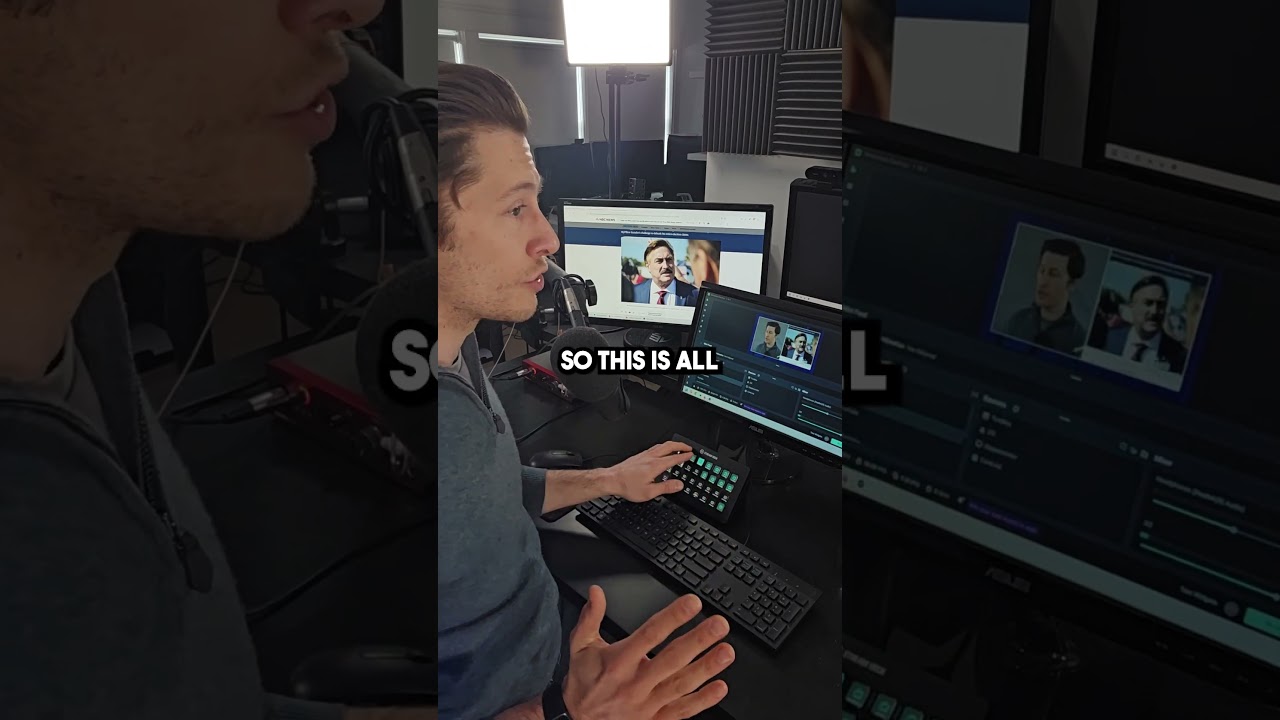 🎥 BEHIND THE SCENES: How interviews are produced on The David Pakman Show #shorts