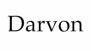 How To Pronounce Darvon