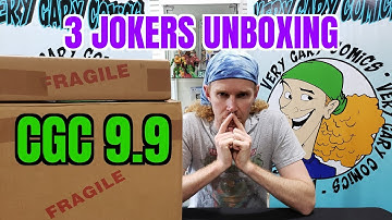 Three Jokers CGC Pre-Screen Unboxing with 9.9s
