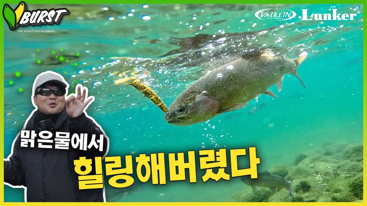 [V.BURST EP. 10] 보면서 하는 송어낚시는 이런 매력이 있습니다👍🏻