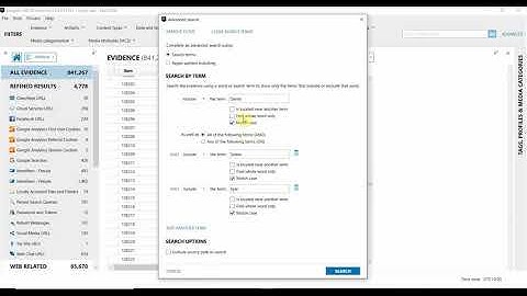 Improved Searching Functionality in Magnet AXIOM 4.5