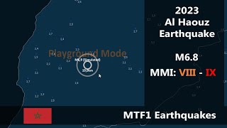 2023 MOROCCO EARTHQUAKE SIMULATED BY GLOBALQUAKE