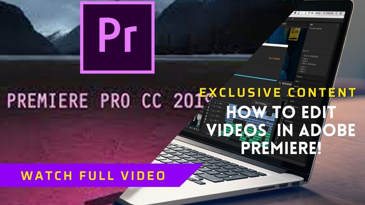how to edit video in adobe premiere pro 2019 #premierepro # ...