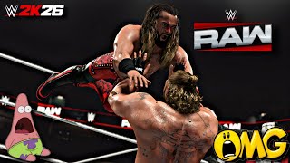 Seth Rollins vs Brock Lesnar 😱 EXTREME RULES CHAOS! RAW on Netflix | WWE 2K26