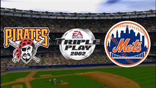 Triple Play Baseball 2002 Full Game sim: Pirates @ Mets
