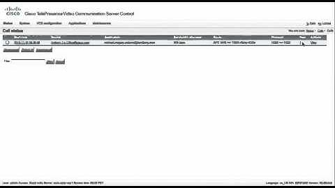 Cisco TelePresence VCS Control Configuration - Part 5- Status