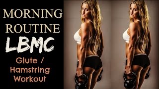 Bikini Compeion Prep Vlog Morning Routine, Lbmc, Glute Hamstring Workout
