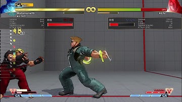 SFV MATAMUNE19 GUILE SONIC LOOP VER.DAMAGE 600
