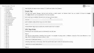 XML TAGS