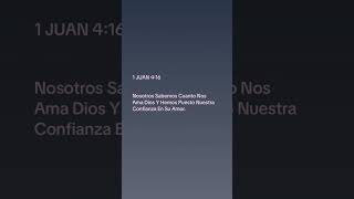 1 JUAN 4:16 #biblia #versiculo