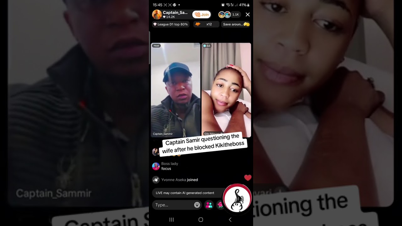 Captain sammir questioning her wife after blocking sister yo glo kiki