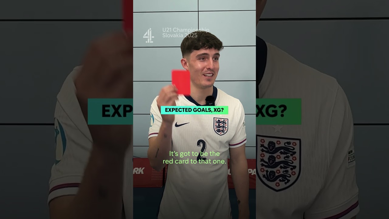 England U21 stars play red card, yellow card, or play on with football controversies. 