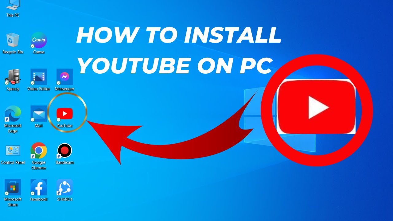 How to install Youtube app on pc.@techmastersujon #youtube #youtubeapp ...