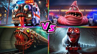 Mutated Monster 🆚 PATRICK.EXE 🆚 TRAIN EATER 🆚 THOMAS TRAIN 🎶 Tiles Hop EDM Rush screenshot 2