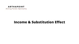 Income & Substitution Effect | MA Economics Entrance | IIT JAM | UGC NET | Indian Economic Service
