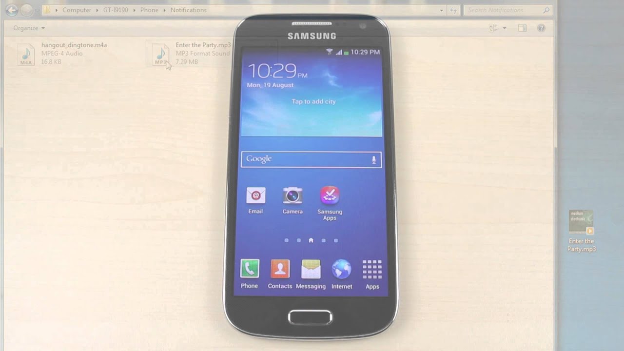 How to customize the ringtone on Samsung Galaxy S4 mini YouTube