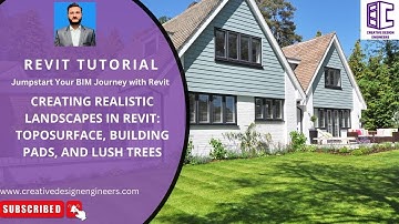 How to Create Toposurface, Building Pads, and Trees in Revit|Creating Realistic Landscapes in Revit