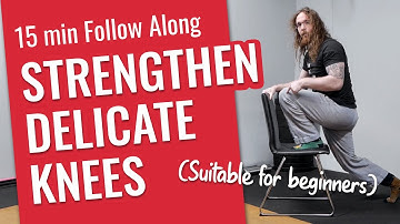 Strengthen Delicate Knees Follow Along (Suitable for beginners) Eliminate Knee Pain!
