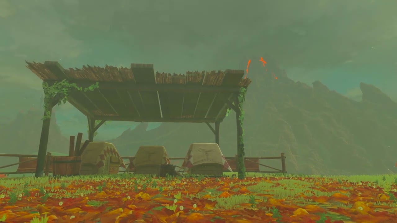 East Akkala Stables [Thunderstorm] [Pan 01] - Zelda BotW Ambience, Atmosphere & Environment