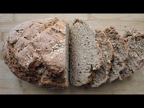 #33 ХЛЕБ БЕЗДРОЖЖЕВОЙ ИЗ ЦЕЛЬНОЗЕРНОВОЙ МУКИ / BREAD WITHOUT YEAST FROM WHOLE GRAIN FLOUR