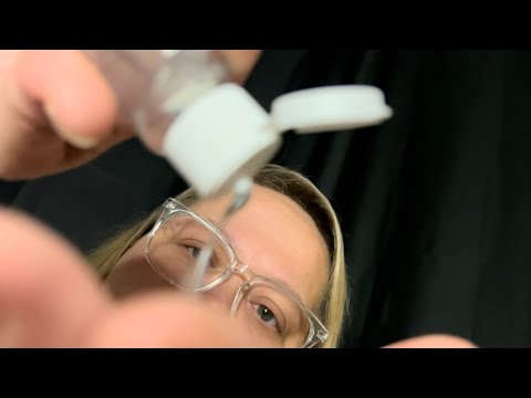 ASMR Cotton & Wax Removal | Ear Cleaning , Exam , & Hearing Test | Latex Gloves Sounds| Real Tingles
