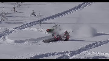 Polaris IQR  800 and Skidoo Rev 827, Braaap Valley Feb 7 vid # 2