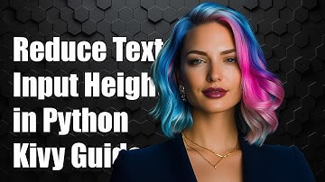 How to Reduce Height of TextInput in Python Kivy: A Step-by-Step Guide