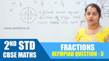 Fraction - Olympiad Question - 3 | CBSE | 2nd standard CBSE Maths olympiad | Olympiad